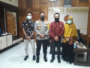 Kapolres Sumbawa Terima Kunjungan Pengurus Ikatan Mahasiswa Muhammadiyah ( IMM )