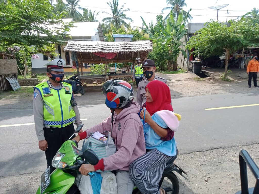 Wujudkan Zero Covid-19 Di KLU Polres Lotara Kebut Ops Yustisi Bersama Forkopimda