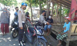 Imbangi Ops Yustisi, Polisi ini Ingatkan warga untuk taati Prokes.