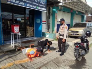 Tak Henti – hentinya, Polsubsektor Labuhan Badas Kembali Gelar Operasi Yustisi Disiplinkan Masyarakat Patuhi Prokes