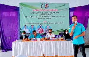 Hadiri Seminar Anti Narkoba, Kasat Narkoba Polres Dompu Harap Masyarakat Ikut Membantu Berantas Pengedar