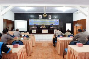 Polres Sumbawa Menggelar Pelatihan Pra Operasi Bina Kusuma Rinjani 2021