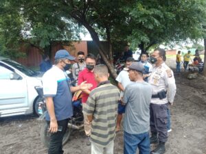Supir Dam Truk di Pekat Gelar Aksi Mogok, Kapolsek Pekat lakukan mediasi