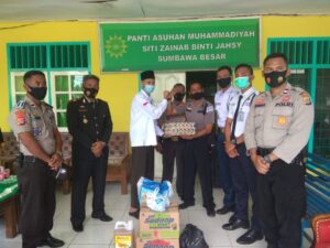 Sat Binmas Polres Sumbawa Gelar Upacara dan Baksos, di HUT Satpam Ke-40
