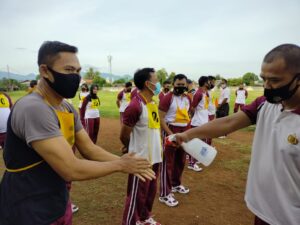 Polres Sumbawa Menggelar Tes Kesamaptaan Jasmani Tahap I Tahun 2021