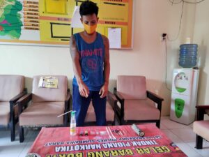 Lagi,! Polisi Amankan Pengedar Narkoba di Sumbawa Barat, 4 Poket Sabu Diamankan