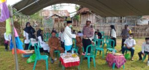 Satuan Binmas Polres Dompu Gelar Kegiatan Upacara Di Pondok Pesantren Al Faat 2 Manggelewa