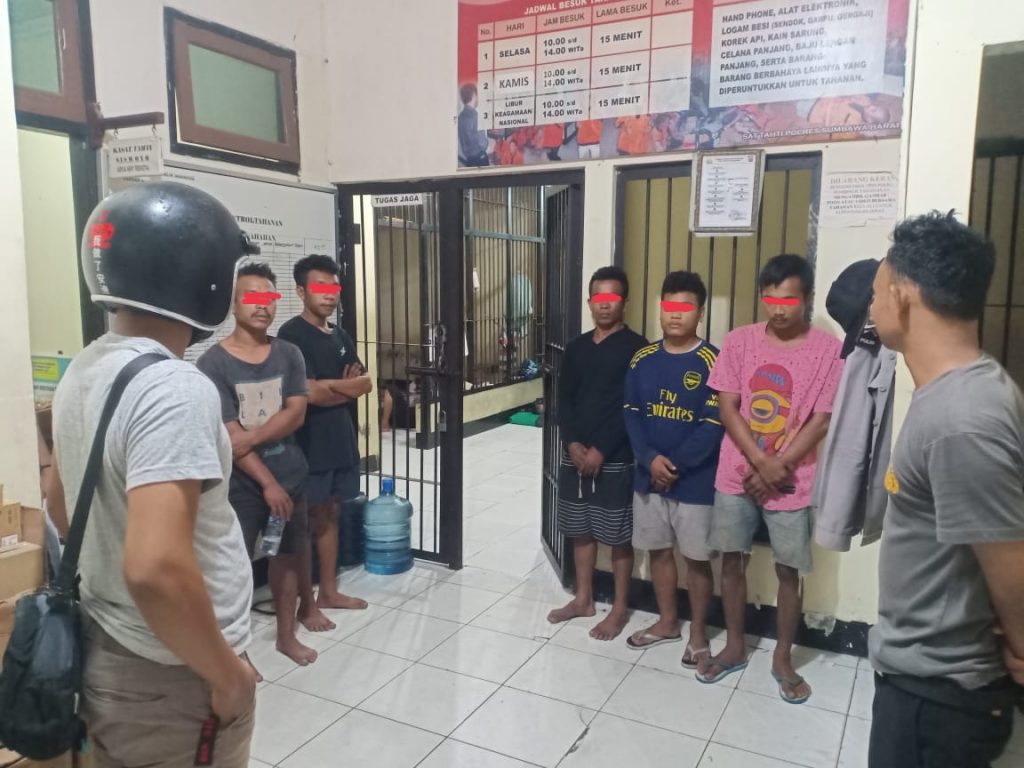 Curi Kabel Tembaga 30 Kg Milik PT. AMNT, 5 Pria Diamankan Polisi