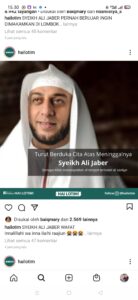 Sebelum Meninggal, Ini Wasiat Syekh Ali Jaber Untuk Lombok NTB
