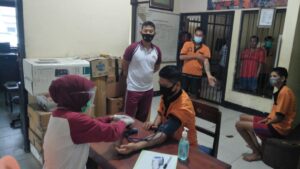 32 Tahanan di Polres Sumbawa Barat Mengikuti Pemeriksaan Kesehatan