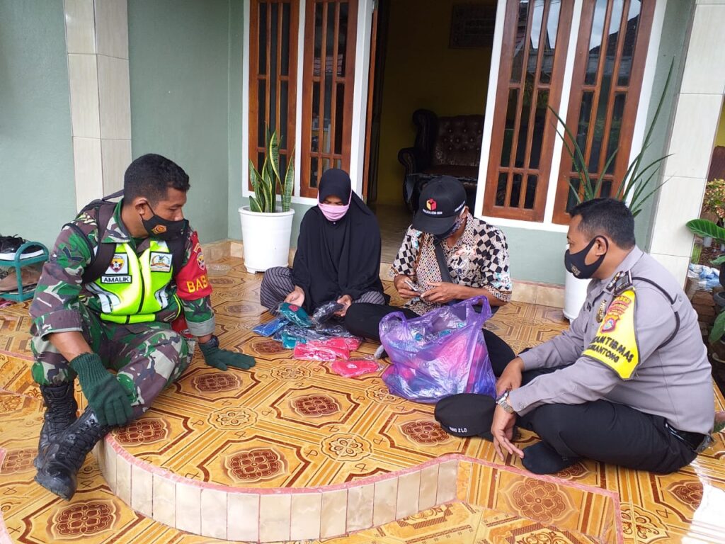 Dandim 1628/SB Instruksikan Babinsa Jajaran Agar Bersama Seluruh Komponen Lainya, Lebih Masif Lagi Imbau 3 M Dan 3 T