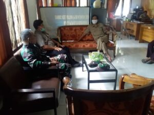 Tingkatkan Ketahanan Sektor Perikanan, Koramil 1628-05/Jereweh Gelar Silaturahiim dengan Dinas Kelautan