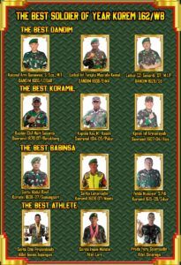 Dandim 1628/KSB Raih Penghargaan The Best Soldier of The Year Korem 162
