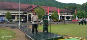 Jaga Kondusifitas Wilayah TNI – Polri Di KSB Gelar Apel Siaga Libur Panjang Imlek 2572 Kongzili Tahun 2021