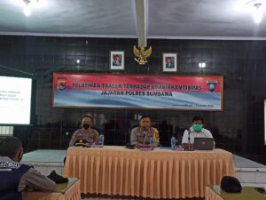 Kapolres Sumbawa Membuka Pelatihan Tracer