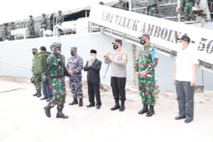 Kapolda Hadiri Upacara Pelepasan Satgas PAMTAS Yonif 742/SWY RI-RDTL