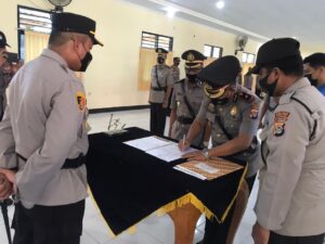 Kapolres Ucapkan Terimakasih Atas Dedikasi Kompol Teuku Ardiansyah, Kompol Jamaluddin Wakapolres Baru