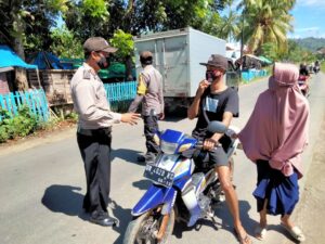 Ops Yustisi Penegakan Prokes Terus Dilakukan di Kecamatan BrangRea