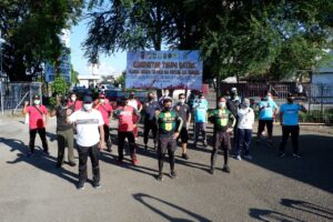 Tingkatkan Sinergitas, TNI-Polri Gowes Bersama Forkopimda Kab. Sumbawa