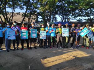 Sinergitas Tanpa Batas, TNI-POLRI Sumbawa Gelar Gowes Dan Bakti Sosial.