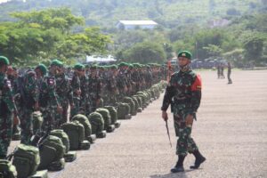 Satgas Pamtas Yonif 742/SWY Digeser Menuju Sektor Timur Perbatasan RI-RDTL