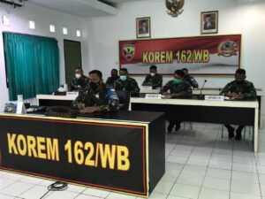 Usai Pangarahan Pangdam IX/Udayana, Ini Penekanan Danrem 162/WB Kepada Dandim Jajarannya