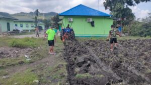 Dansatgas Pamtas Yonif 742/SWY Ajak Danpos Jajaran Manfaatkan Lahan Kosong