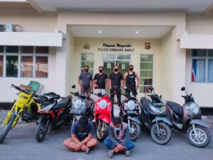 6 Pelaku Curanmor dan Penadah di Sumbawa Barat Diringkus Polisi, Salah Satunya Wanita