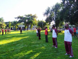 Jalin Soliditas dan Sinergitas, TNI Polri di Sumbawa Gelar Olah Raga Bersama