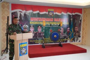 Danrem 162/WB Kukuhkan Pengurus Daerah XXV GM FKPPI NTB