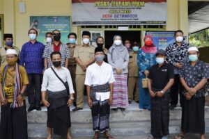 Wagub NTB Pastikan Pembatasan Kegiatan Masyarakat Berbasis Mikro Berjalan Baik di Desa Setanggor