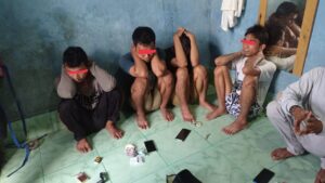 Grebek Pesta Sabu di Maluk, Polisi Amankan 4 Pria Pemilik Sabu