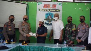 Waka Polres Sumbawa Sosialisasi dan Gelorakan Kampung Sehat Jilid II