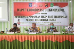 Rapat Koordinasi DILKUMJAKPOL, Wujudkan Penegakan Hukum Yang Berkeadilan