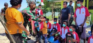 Dansatgas Yonif 742/SWY Ajak Masyarakat Perbatasan Jaga Keutuhan dan Kedaulatan NKRI