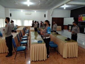 Polres Sumbawa Laksanakan Pembinaan Rohani Dan Mental Personil