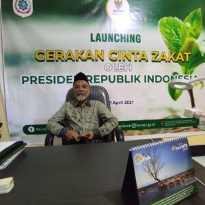 Ketua BAZNAS KSB Diundang Dalam Peluncuran Gerakan Cinta Zakat Oleh Presiden RI