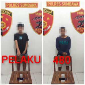 Curi Handphone, Dua Pemuda Ingusan di Sumbawa Ini Menikmati Bulan Ramadan di Tahanan