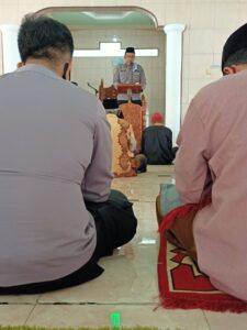 Plh Kapolsek Buer Ajak Masyarakat Patuhi Prokes Dan Jaga Kamtibmas Di Bulan Suci Ramadlan