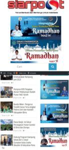 Dinas Kesehatan Provinsi Nusa Tenggara Barat mengucapkan selamat menunaikan ibadah puasa Ramadhan 1442 H