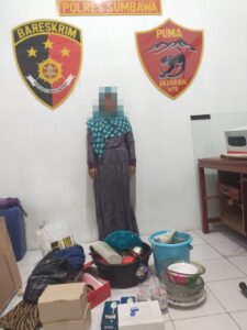 Curi Barang Senilai Rp90 Juta, Wanita Asal Batu Bulan Sumbawa Diringkus Polisi