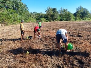 Kipur III Budidayakan Buah Semangka Dengan Masyarakat Dafala