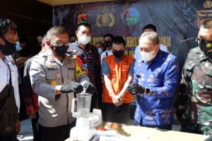 Polres Sumbawa Musnahkan Ratusan Gram Barang Bukti Sabu dan Miras