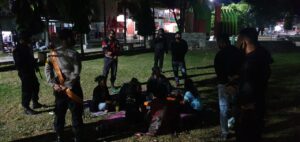 Jelang Lebaran Sat Brimob Kompi 2 Yon B bersama Tim Lema Polres Sumbawa Barat Tingkat Patroli