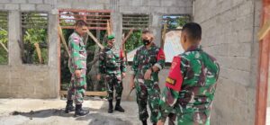 Dansatgas Pamtas Sektor Timur Tinjau Progres Rehab Pos Nananoe