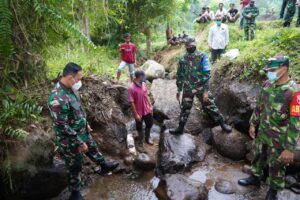 Danrem 162/WB Cek Tiga Lokasi Pembuatan Pompa Hidram di Lombok