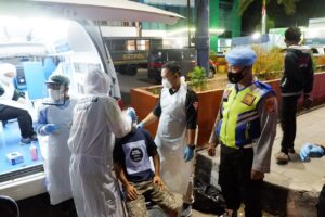 Polres Sumbawa Bersama Instansi Terkait Lakukan Patroli KRYD Hingga Tes Swab Antigen