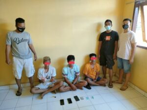 Diperiksa Karena Ugal-ugalan Bawa Motor, Tiga Pemuda Ingusan Asal Sumbawa Malah Kedapatan Bawa Narkoba