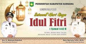 Bupati dan Wakil Bupati Kabupaten Sumbawa Mengucapkan Selamat Hari Raya Idulfitri 1442 Hijriah