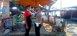 Antisipasi Kejahatan Dan Cegah Covid-19, Polres Sumbawa Lakukan Patroli Tempat Wisata